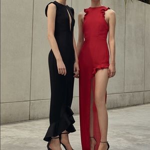 NWT AQAQ red dress size 0 (4 UK)